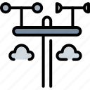 anemometer, atmospheric equipment, meteorological station, sensor, weather station