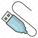 cable, wire, technology, usb, connector