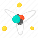 atom, cartoon, chemistry, connect, molecule, physics, structure