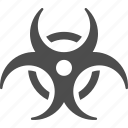 biohazard, danger, hazard, nuclear, radiation, toxic, warning sign