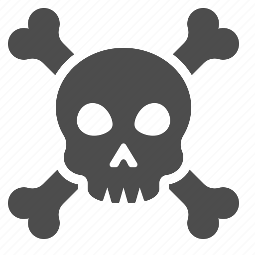 Bones, danger, death, poison, skeleton, skull, toxic icon - Download on Iconfinder