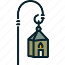 candle, flame, lantern, light, street