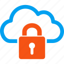 cloud, locked, lock, password, private, protection, safety