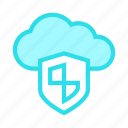 cloud, protection, safety, security, shield