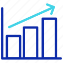 bar, chart, growth, increase, revenue, seo, analytics