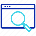 find, magnifier, optimization, page, search, seo, web