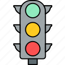 light, signal, traffic, road