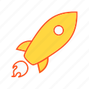 rocket, space, satellite