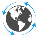 earth, arrow, business, connection, globe, planet, seo