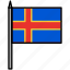 aland, country, flag, international, nation 