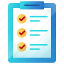 checklist, document, file, list