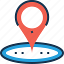 gps, location, map, navigation, pin