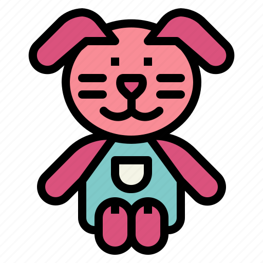 Animal, doll, rabbit, toy icon - Download on Iconfinder