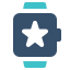 watch, favorite, smartwatch, star 