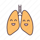 healthy, human, lungs, pulmonary, respiratory, smiling, system