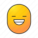 cheerful, emoji, emoticon, happy, laughing, lol, smiley