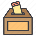 box, network, online, social, vote