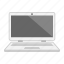 laptop, notebook, computer, device, screen, technology