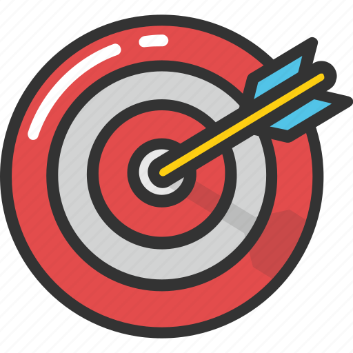 Bullseye, dartboard, shooting, shooting dart, target icon - Download on Iconfinder