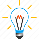 invent, bulb, education, idea, innovation, lamp, thinking