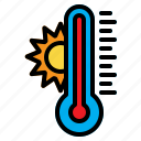 heat, hot, summer, temperature, thermometer, warm, weather