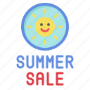 holiday, sale, sticker, summer, sun, sunny, vacation