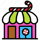 candy, candy cane, confectionery, shop, store, sweets