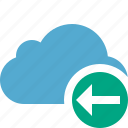 blue, cloud, network, previous, storage, weather