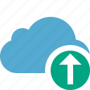 blue, cloud, network, storage, upload, weather