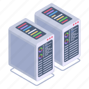 database, servers, server racks, databank, datacenter