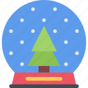 snow, globe, christmas, vector, xmas, winter, year