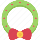 wreath, christmas, vector, xmas, winter, year, gift