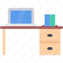 office, table, furniture, work, business