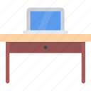 table, furniture, desk, office, business