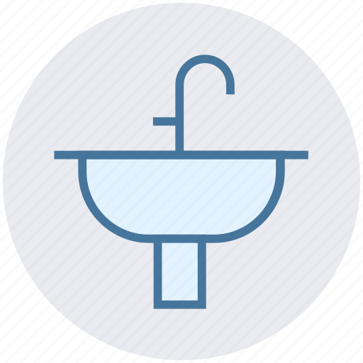 Bathroom, construction, interior, sink, wash, water icon - Download on Iconfinder