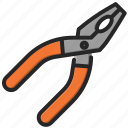 pliers, tools, construction, work, repair, equipment, job