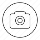 camera, gallery, grey, photo, round, transparent