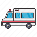 ambulance, transport, emergency, vehicle, travel