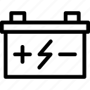 battery, energy, accumulator, car