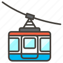 1f6a1, aerial, tramway