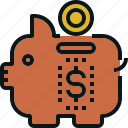 bank, budget, cheap, money, piggy, save, guardar