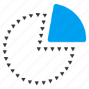 diagram, dotted, graph, parts, pie chart, report, statistics