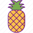 pineapple, fruit, food, healthy