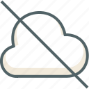 cloud, deny, cancle, cloudy, delete, forecast, weather