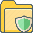 folder, shield, document, file, protection, safe, security