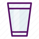 cup, drink, glass, milk, water