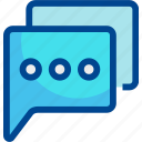 chat, bubble, communication, message, ui