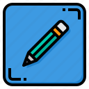 writing, pencil, edit, user, interface