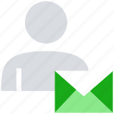 envelope, letter, male, people, person, user