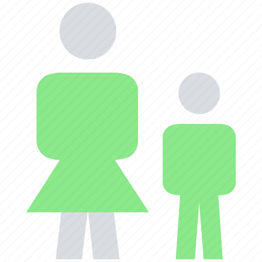 Avatar, mom, people, person, son, stand, user icon - Download on Iconfinder